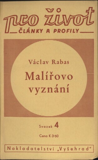 Malířovo vyznání