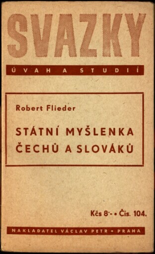 Státní myšlenka Čechů a Slováků