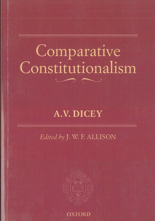 Lectures on comparative constitutionalism