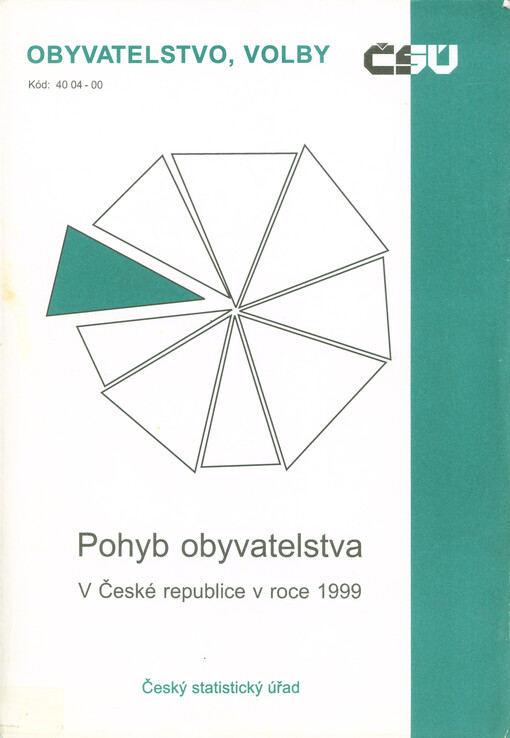 Pohyb obyvatelstva v České republice 1999.