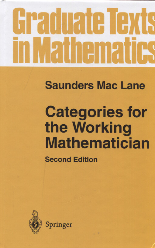 Categories for the working mathematician