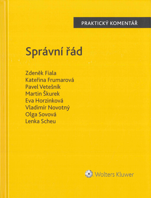Správní řád : praktický komentář