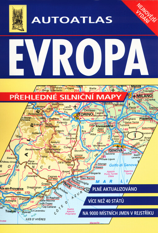 Evropa autoatlas : přehledné silniční mapy : plně aktualizováno