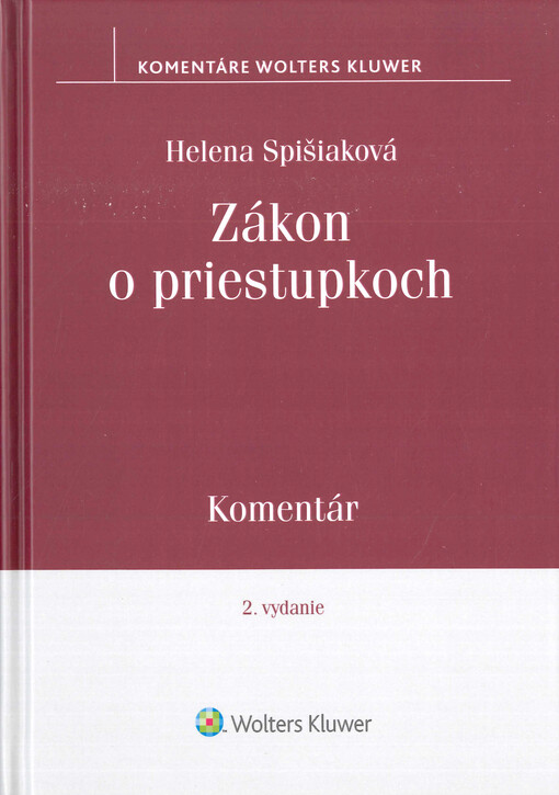 Zákon o priestupkoch : komentár