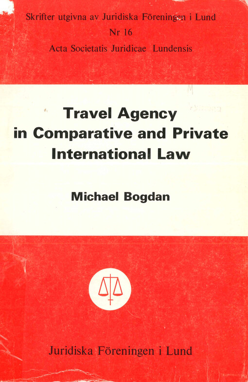 Travel agency in comparative and private international law