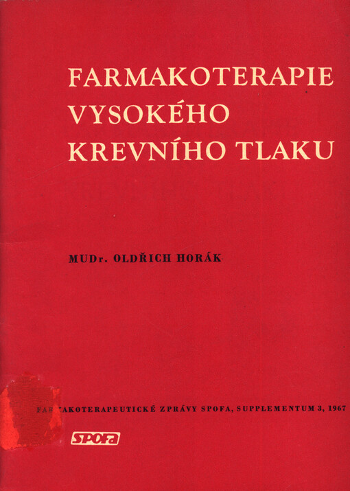 Farmakoterapie vysokého krevního tlaku