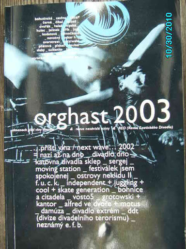 Orghast 2003 - Almanach příští vlny divadla
