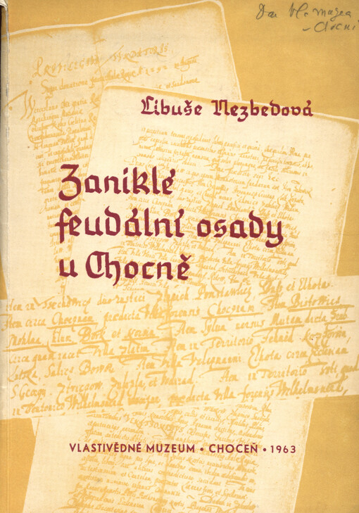 Zaniklé feudální osady u Chocně