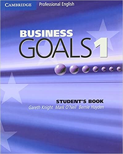 Business goals 1. Student's book