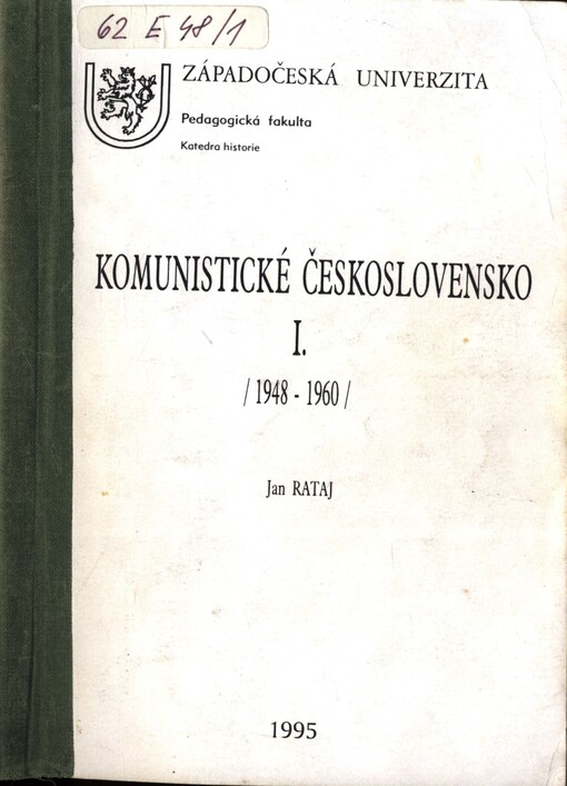 Komunistické Československo. I., 1948-1960