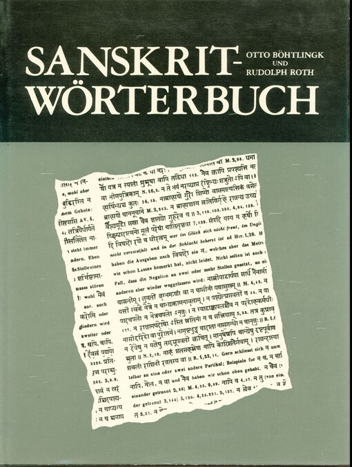 Sanskrit-Wörterbuch.