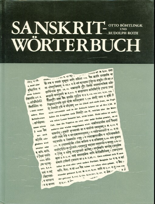 Sanskrit-Wörterbuch.