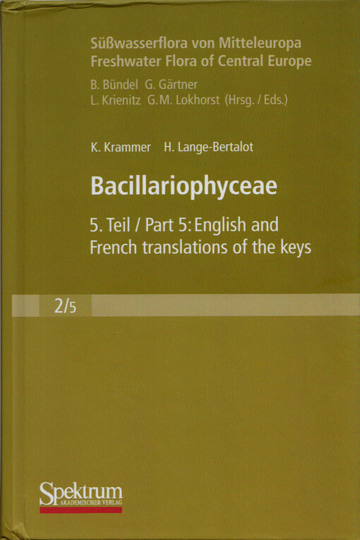 Bacillariophyceae. Part 5, English and French translations of the keys