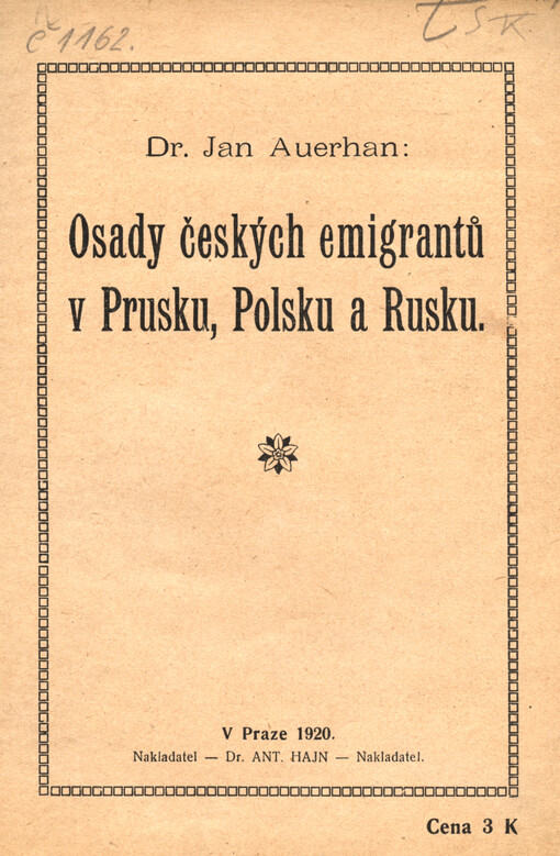 Osady českých emigrantů v Prusku, Polsku a Rusku