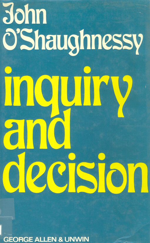 Inquiry and decision