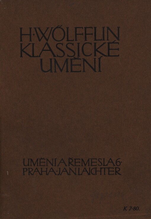 Klassické umění :úvod do italské renaissance