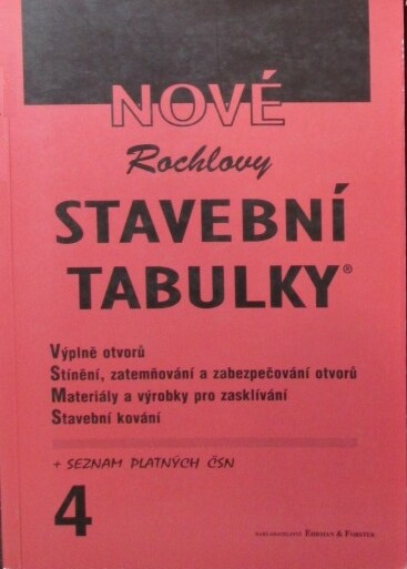 Nové Rochlovy stavební tabulky, Díl 4