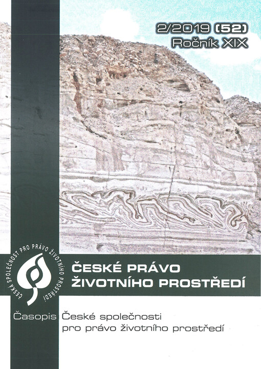 České právo životního prostředí : časopis České společnosti pro právo životního prostředí