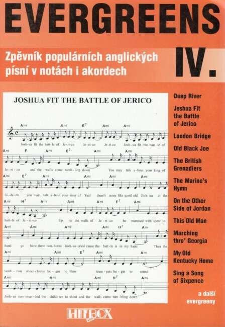 Evergreens zpěvník populárních anglických písní v notách i akordech, Díl 4