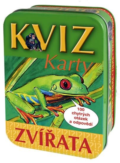 Zvířata Kviz karty : 100 chytrých otázek a odpovědí