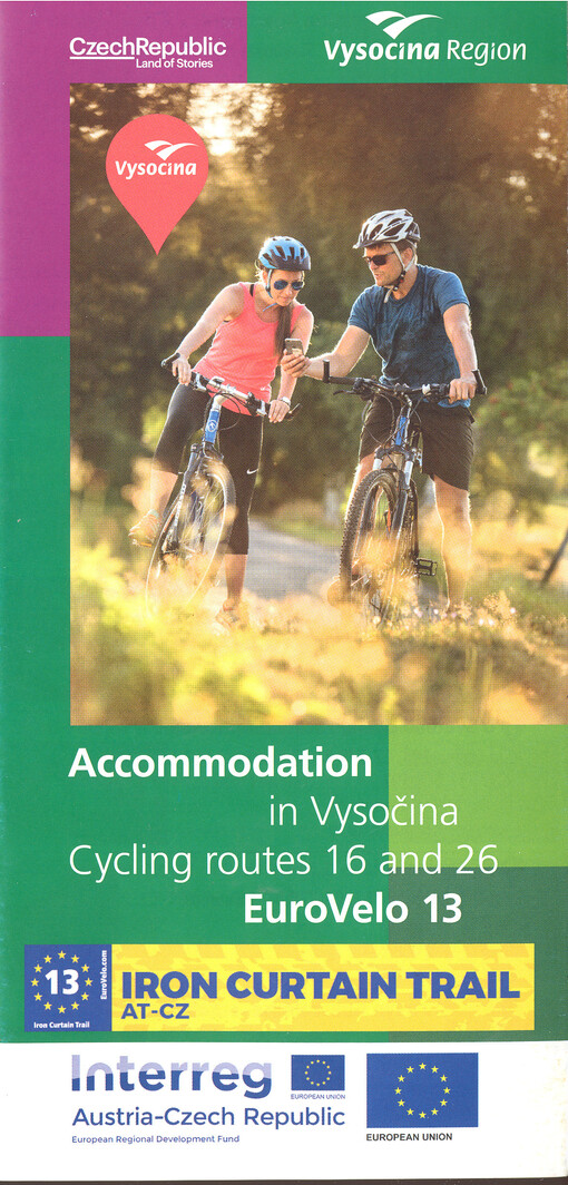 Accommodation in Vysočina : cycling routes 16 and 26 : EuroVelo 13