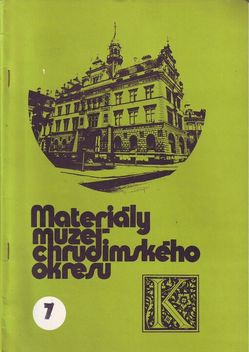 Publikace, články, stati a rukopisy: 1939-1945 : Příroda, historie, vlastivěda, národopis, školství, kultura a umění Chrudimska
