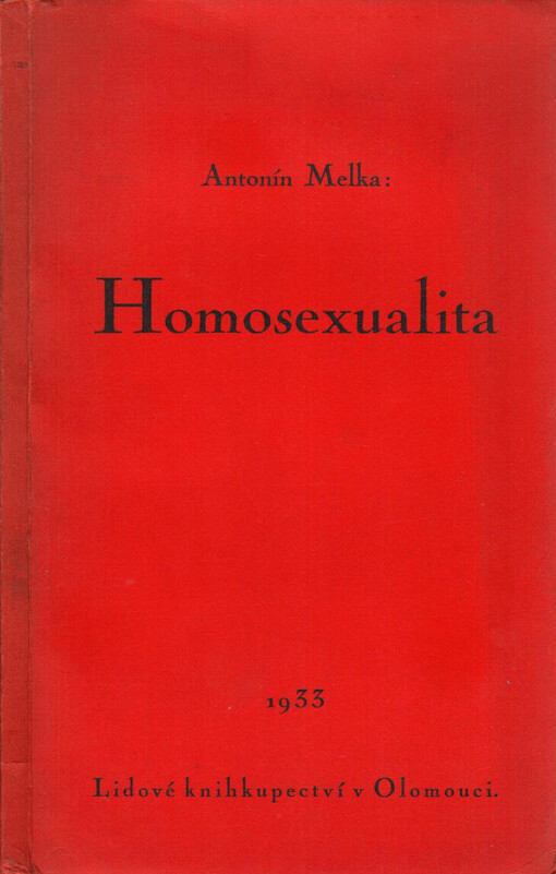 Homosexualita: studie morální