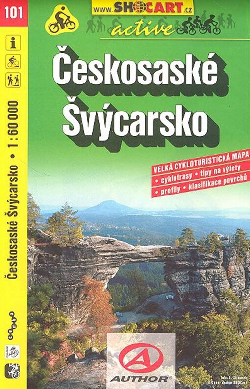 ČESKOSASKÉ ŠVÝCARSKO cyklomapa 1:60 000