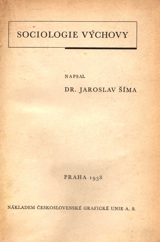 Sociologie výchovy