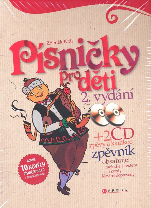 Písničky pro děti + 2 CD zpěvník lidových i umělých písní
