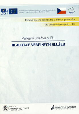 Veřejná správa v EU. Realizace veřejných služeb