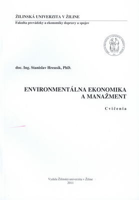 Environmentálna ekonomika a manažment :cvičenia
