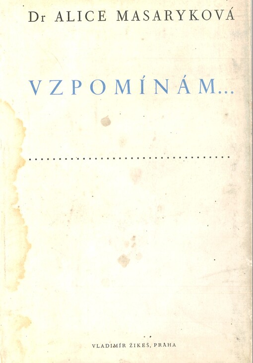 Vzpomínám...
