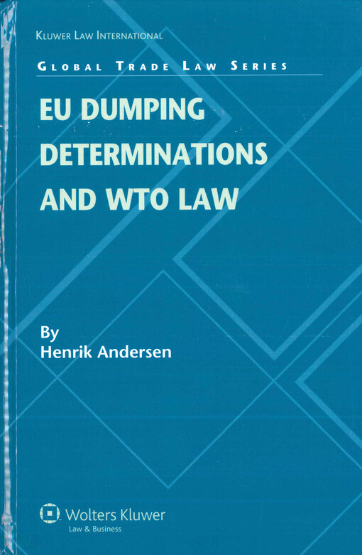 EU dumping determinations and WTO law