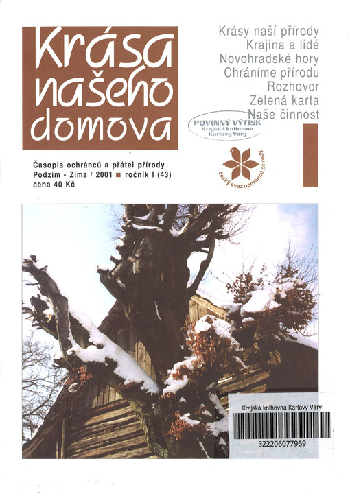 Krása našeho domova : časopis ochránců a přátel přírody
