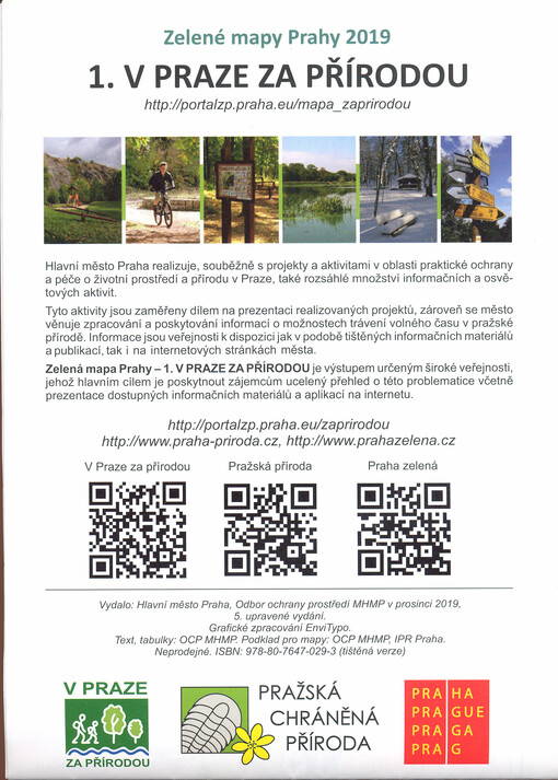 Zelené mapy Prahy 2019. 1, V Praze za přírodou