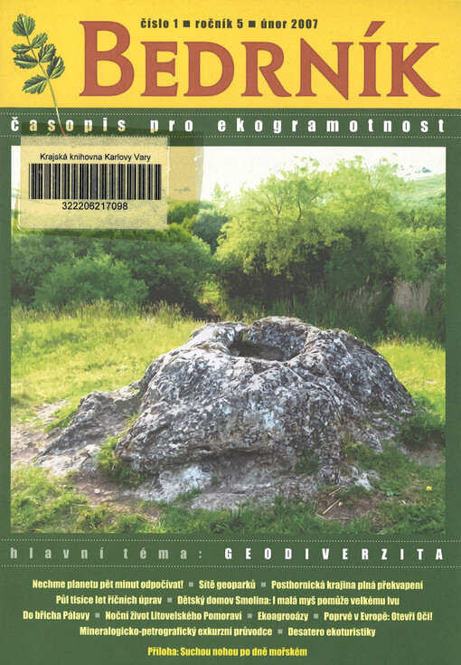 Bedrník : časopis pro ekogramotnost