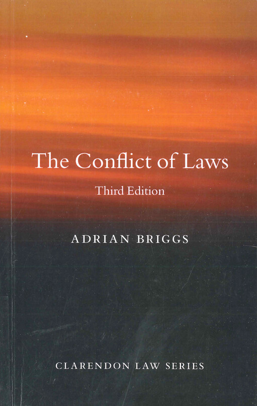 The conflict of laws