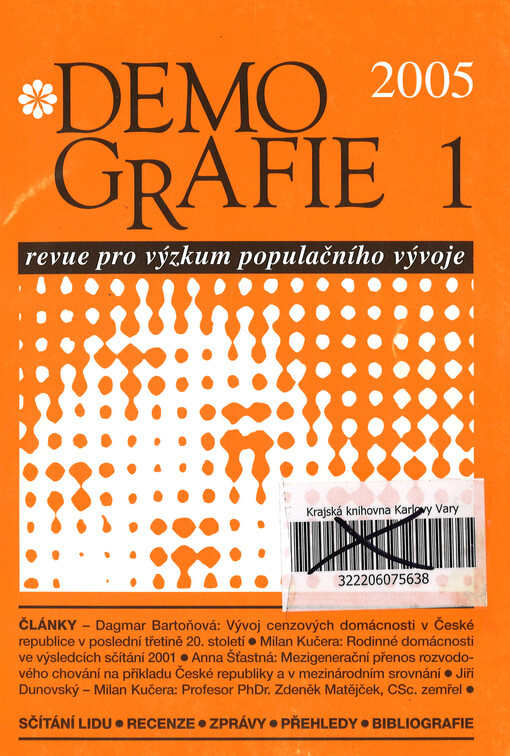 Padesát let časopisu Demografie, revue pro výzkum
                populačního vývoje (1959–2008)