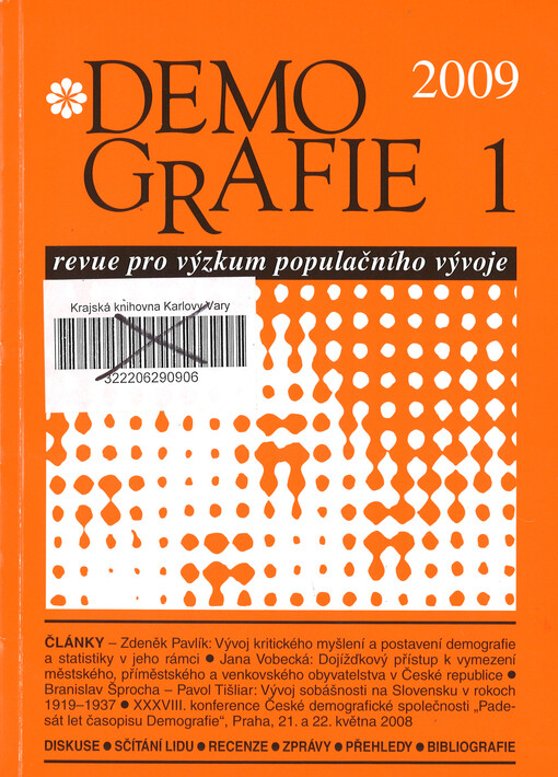 Padesát let časopisu Demografie, revue pro výzkum
                populačního vývoje (1959–2008)