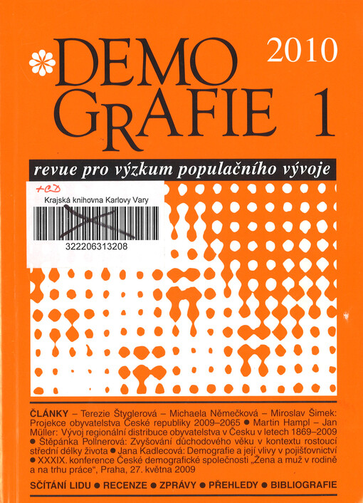 Padesát let časopisu Demografie, revue pro výzkum
                populačního vývoje (1959–2008)