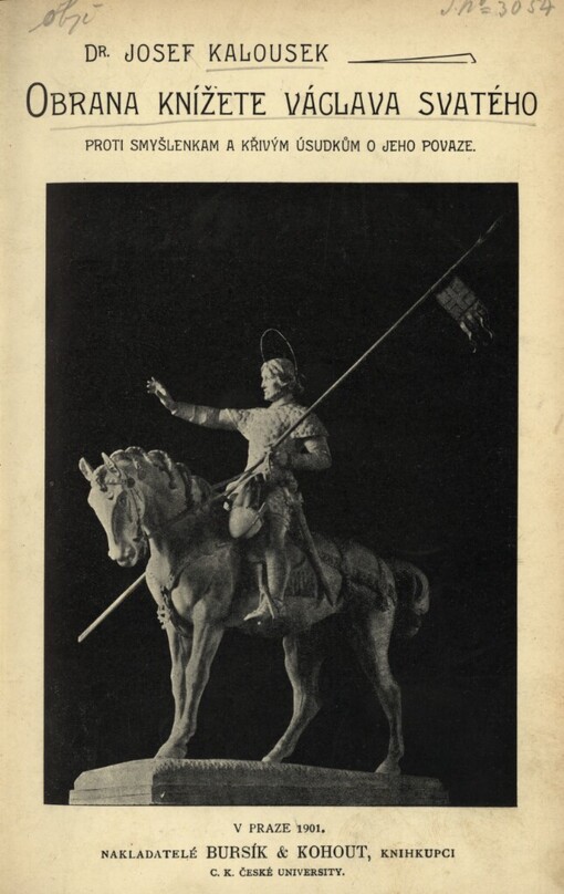 Obrana knížete Václava Svatého proti smyšlenkám a křivým úsudkům o jeho povaze