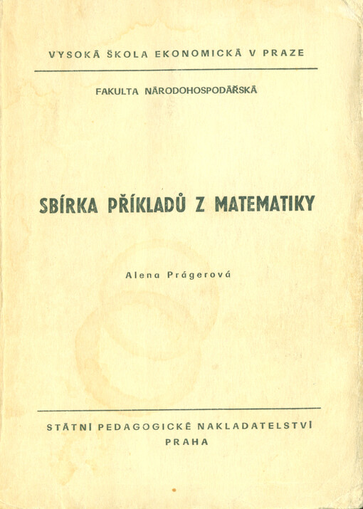 Sbírka příkladů z matematiky