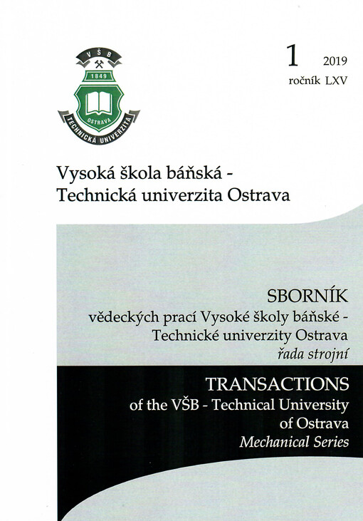 Sborník vědeckých prací Vysoké školy báňské - Technické univerzity Ostrava. Řada strojní