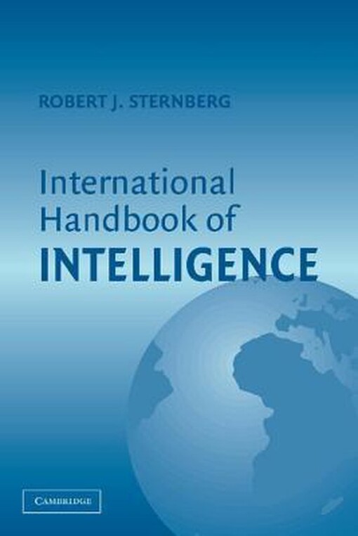 International handbook of intelligence