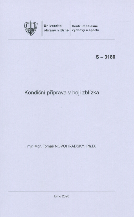 Kondiční příprava v boji zblízka