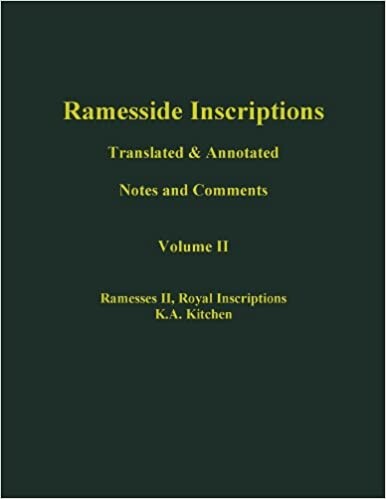 Ramesside inscriptions translated and annotated : notes and comments. [Vol.] 2., Ramesses II, royal inscriptions