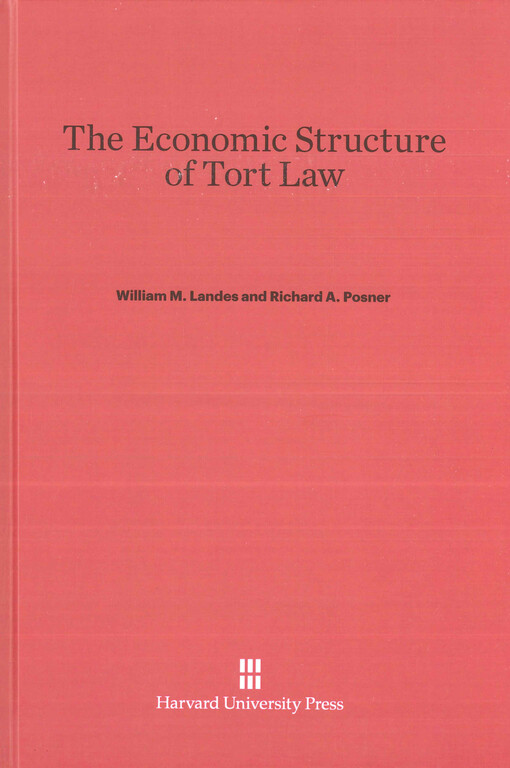 The economic structure of tort law