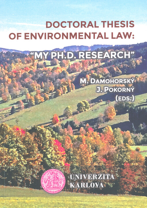 Doctoral thesis of environmental law: 