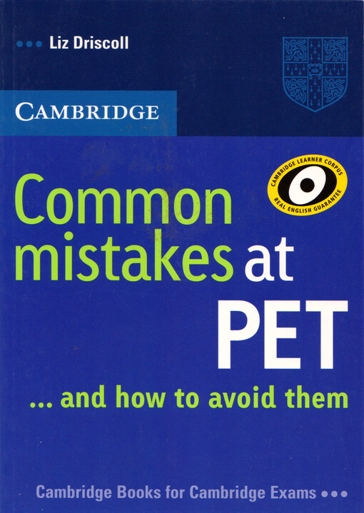Common mistakes at PET : ... and how to avoid them